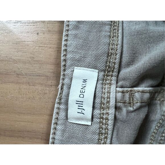 J. Jill Women's tan‎ jeans, authentic fit ￼ Size 10 - Picture 7 of 9